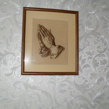 Работа «Молящиеся руки»