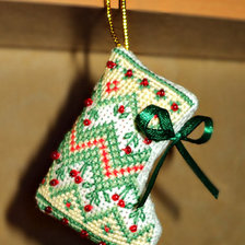 Работа «Сапожок на ёлочку»