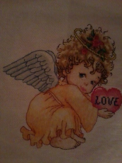 Работа «влюбленный ангелочек»