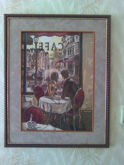 Работа «Французское кафе.Завтрак.)))»
