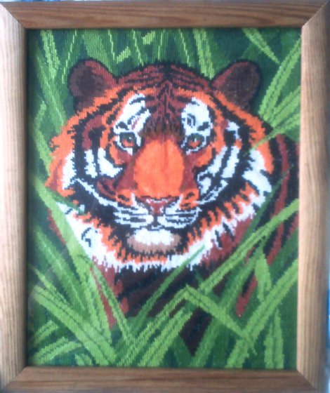 Работа «Тигр в джунглях»