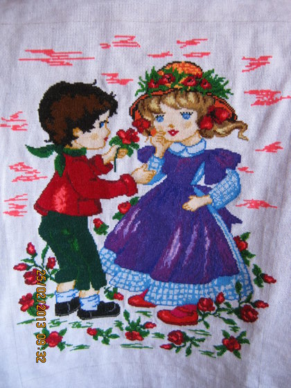 Работа «Влюбленные»