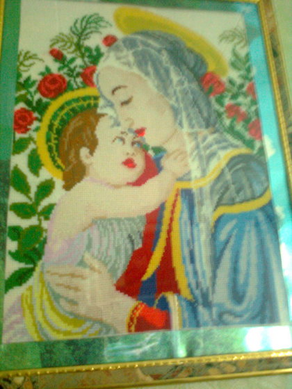 Работа «Мария с младенцем»