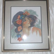 Работа «Дама в шляпе»