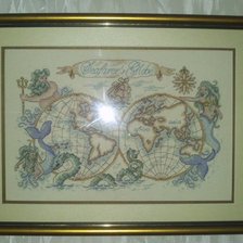 Работа «Старая карта мира»