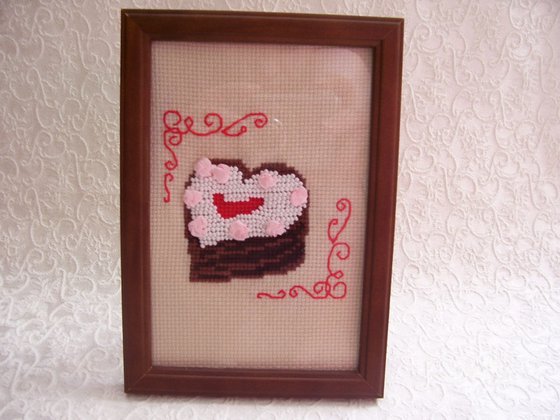 Работа «пирожное в день "Валентина"»