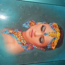 Работа «девушка в голубом»