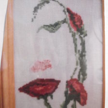 Работа «Лицо-цветы»