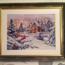 Работа «Домик в деревне»