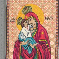 Работа «Божья Матерь Почаевская»