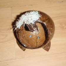 Работа «поделка из кокосовой кожуры Шкатулка»