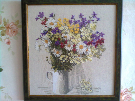 Работа «Букет полевых цветов»