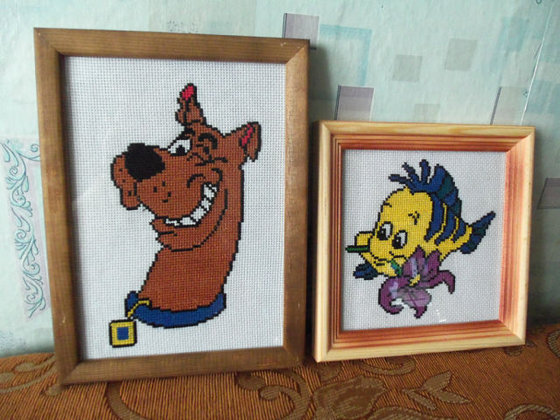 Работа «Скуби и флаундер»