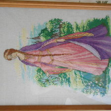 Работа «Средневековая красавица»