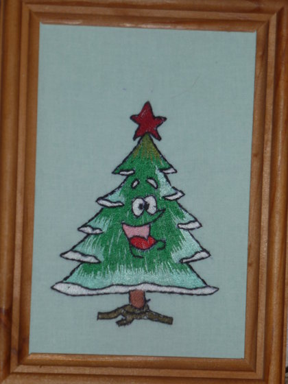 Работа «Веселая елочка.»