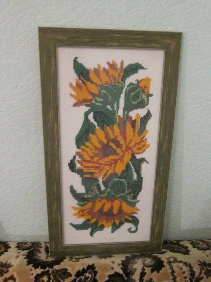 Работа «Подсолнухи»