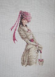 Работа «дама с зонтиком»