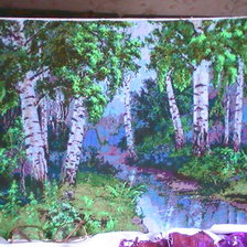 Работа «Березки-красавицы.»