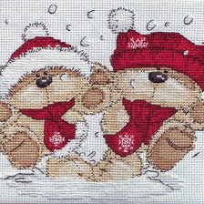 Работа «Мишки на 14 февраля»