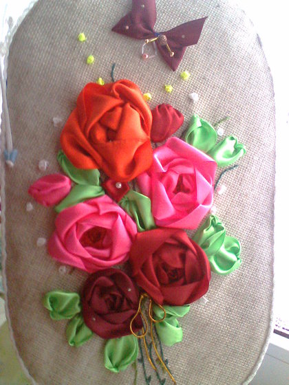 Работа «Розы мои любимые цветы»