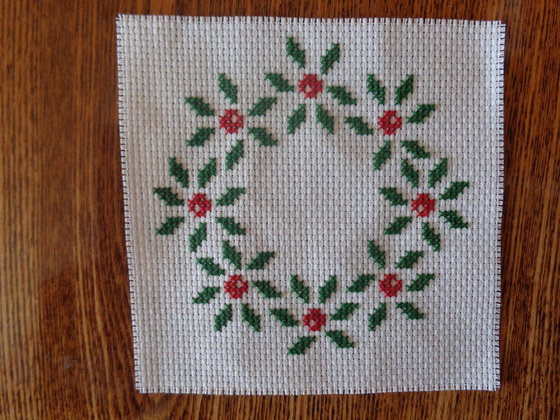 Работа «заготовка на новогоднюю открытку»