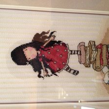 Работа «К новым высотам знаний (подбор ниток)»