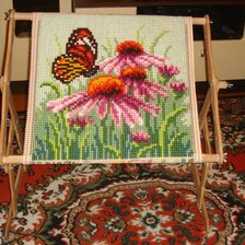 Работа «Бабочка на цветке»