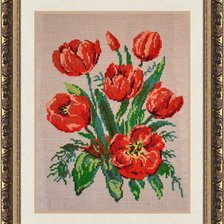 Работа «Люблю тюльпаны...»