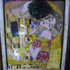 Работа «климт "поцелуй"»