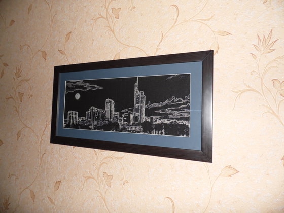 Работа «Ночной город»