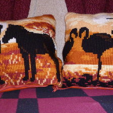 Работа «Еще из серии "Животные на закате"»