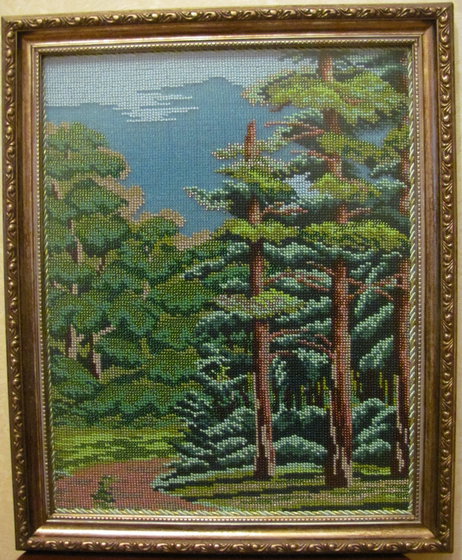 Работа «Лес (бисер)»
