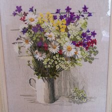 Работа «Полевые цветы»