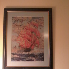 Работа «Вот и "Алые паруса" в оформлении )»