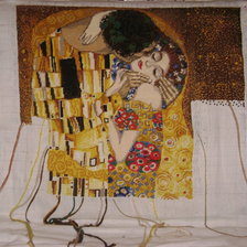 Работа «Г. Климт "Поцелуй"»
