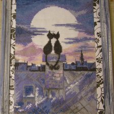 Работа «Влюбленные коты»