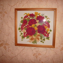 Работа «рождественский букет»