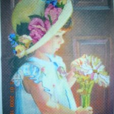 Работа «Девочка в шляпке»