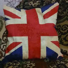 Работа «Подушка "Британский флаг"»