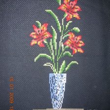 Работа «Ваза с цветами»