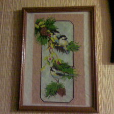 Работа «Синицы на ветке.»