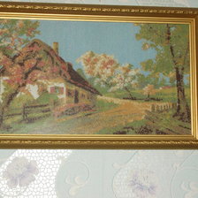 Работа «домик в деревне»