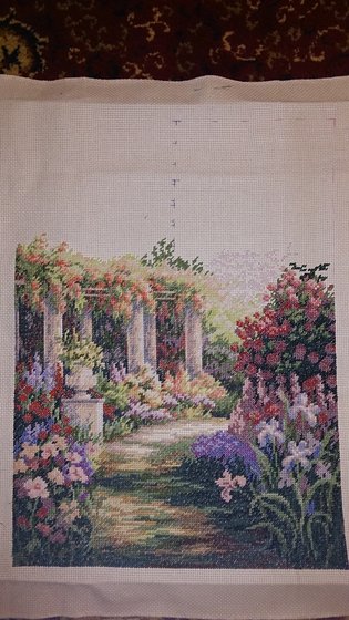 Работа «сад цветов»