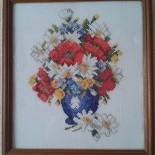 Работа «букет с маками»