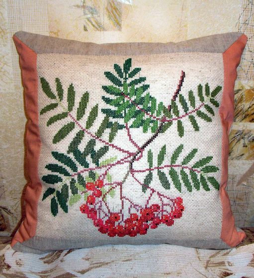 Работа «кисть рябины»