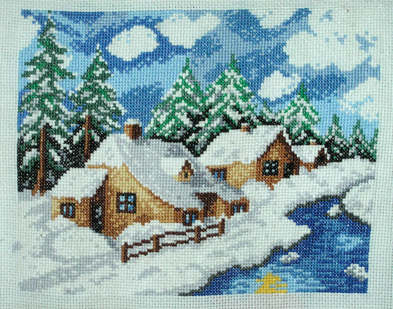 Работа «Зима»