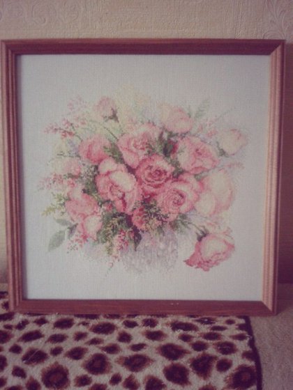 Работа «Акварельные розы»