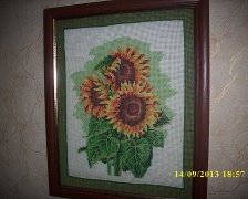 Работа «Подсолнухи»