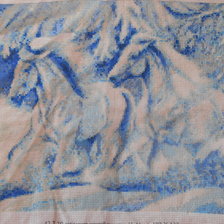 Работа «снежные кони»