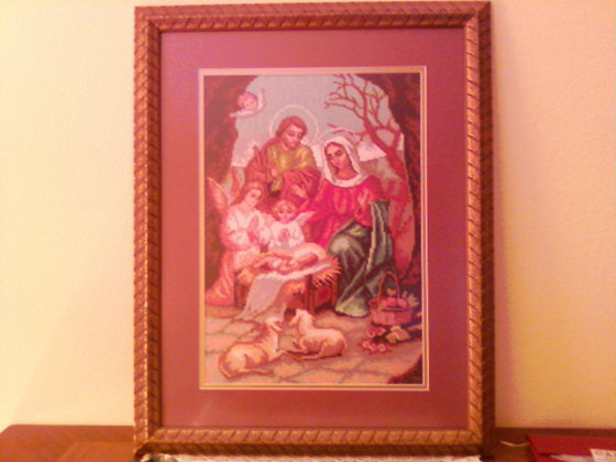 Работа «икона"Рождество Христово"»